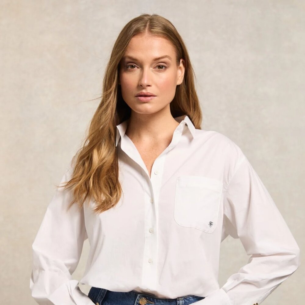 Holland Cooper white shirt